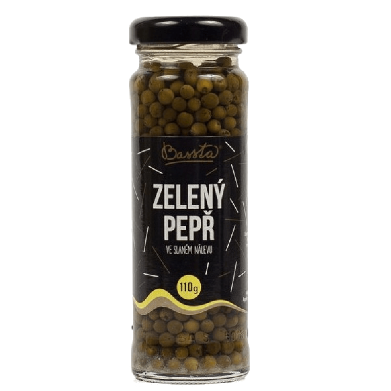 Zelený pepř ve slano-kyselém nálevu 110 g